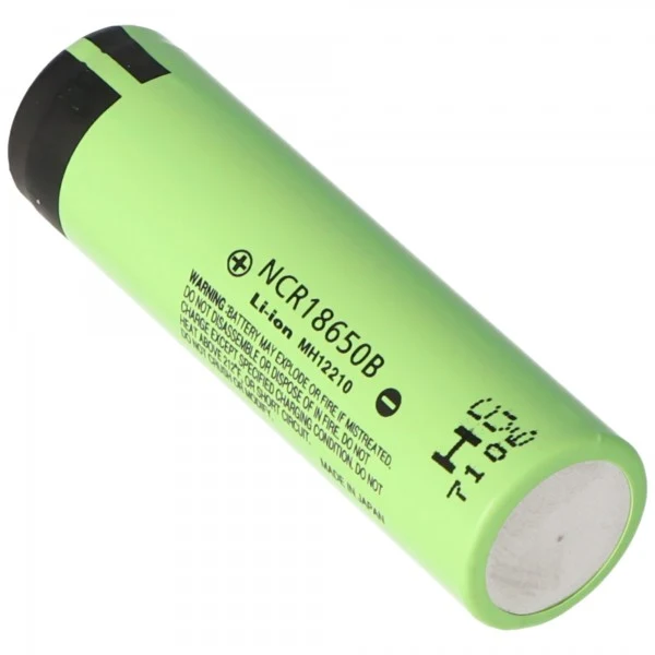 Panasonic NCR18650B Li-Ion Akku Flat Top 3,6V-3,7V 3400mAh