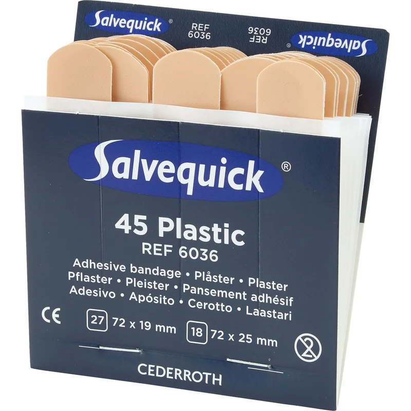 Nachfüllpackung Pflaster Salvequick REF 6036