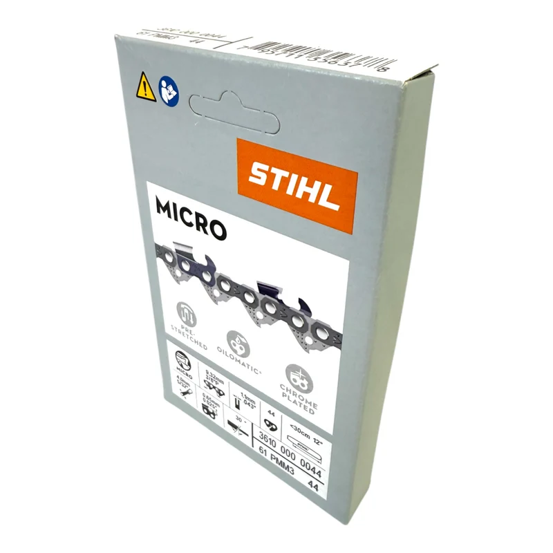 STIHL Picco Micro Mini 3 Sägekette 30 cm 3/8" P 1,1 mm 44 TG 3 Stk. ( 3x 36100000044 )