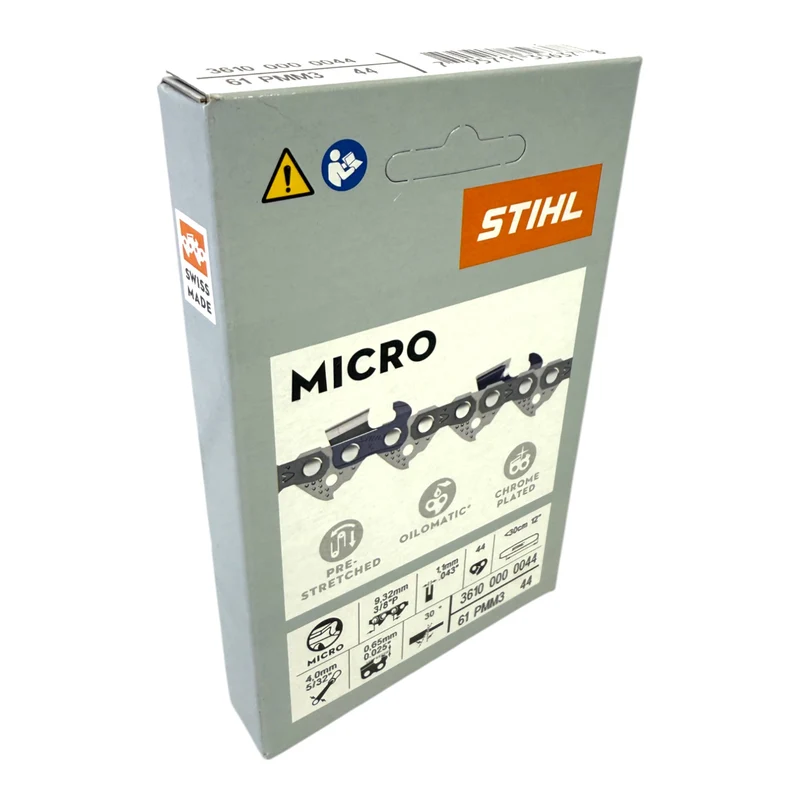 STIHL Picco Micro Mini 3 Sägekette 30 cm 3/8" P 1,1 mm 44 TG 3 Stk. ( 3x 36100000044 )