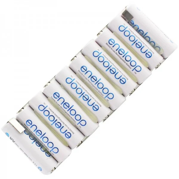 Panasonic eneloop Standard 12 Volt AkkuPack 2000mAh, mit Lötfahnen