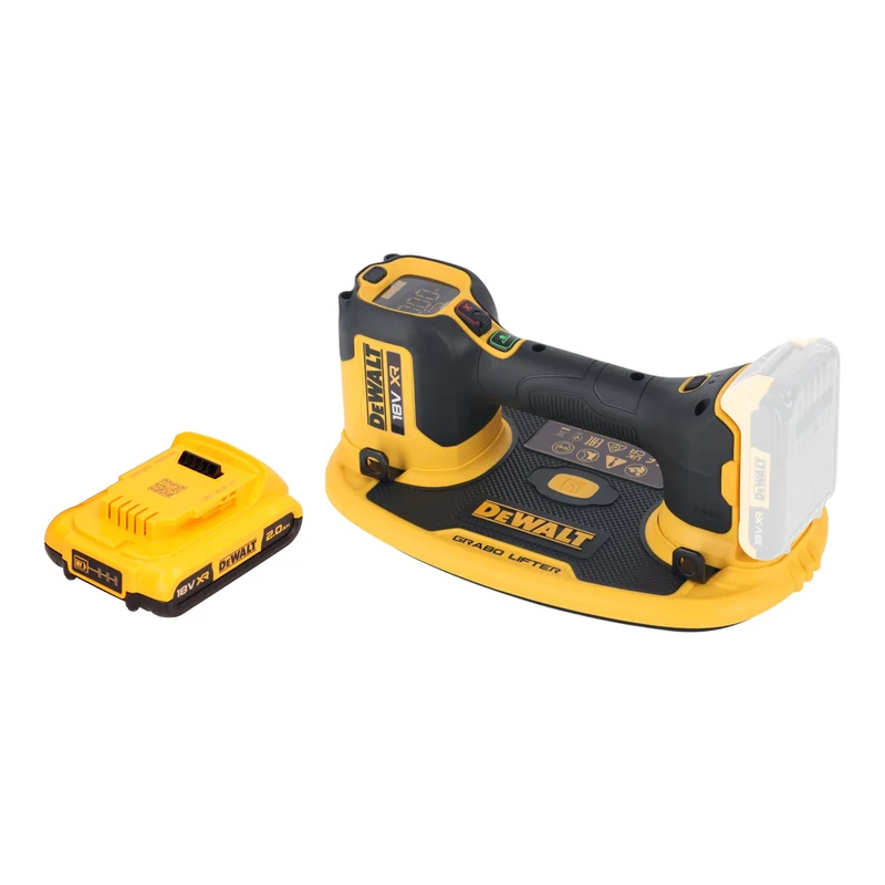 DeWalt DCE 590 N Akku Vakuum Heber 18 V 120 kg + 1x Akku 2,0 Ah - ohne Ladegerät