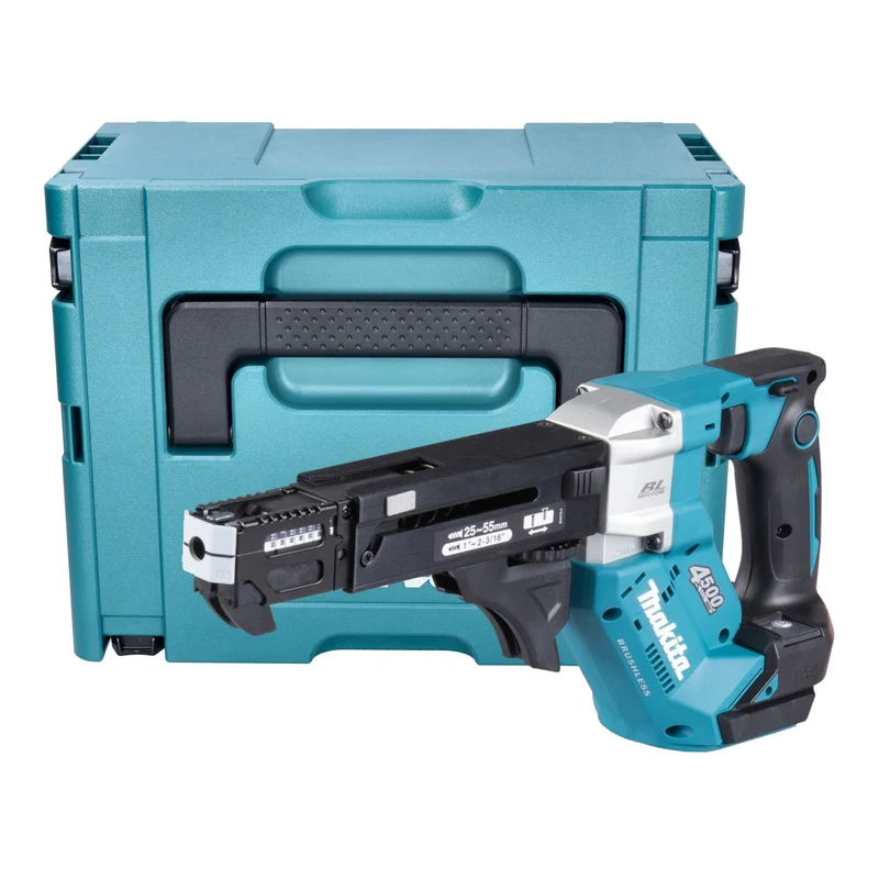 Makita DFR 552 ZJ Akku Magazinschrauber 18 V 25 - 55 mm Brushless + Makpac - ohne Akku, ohne Ladegerät