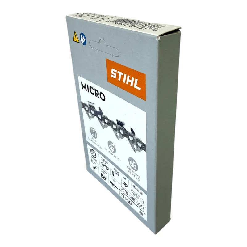 Stihl 4x 1/4" Picco Micro 3 (PM3) Sägekette 30 cm 1/4" P 1,1 mm 65 TG 4 Stück ( 4x 36700000065 )