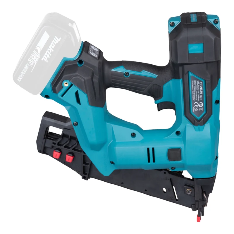 Makita DBN 610 ZJ Akku Stauchkopfnagler 18 V 32 - 64 mm Brushless + Makpac - ohne Akku, ohne Ladegerät