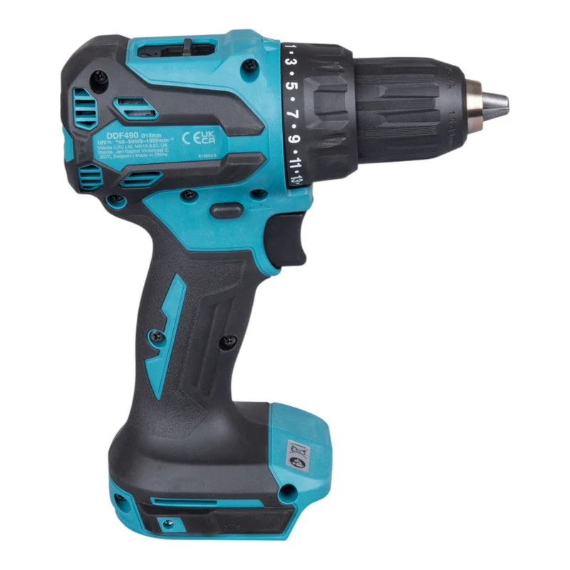 Makita DDF 490 RF Akku Bohrschrauber 18 V 65 Nm 1/2" Brushless + 2x Akku 3,0 Ah + Ladegerät