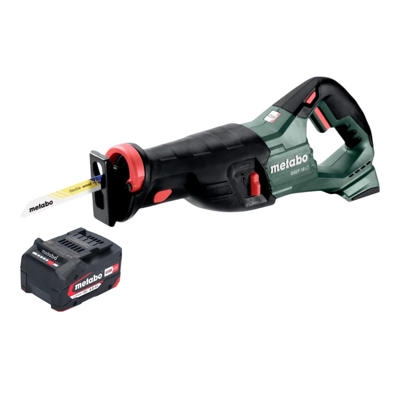 Metabo SSEP 18 LT Akku Säbelsäge 18 V 32 mm + 1x Akku 4,0 Ah - ohne Ladegerät