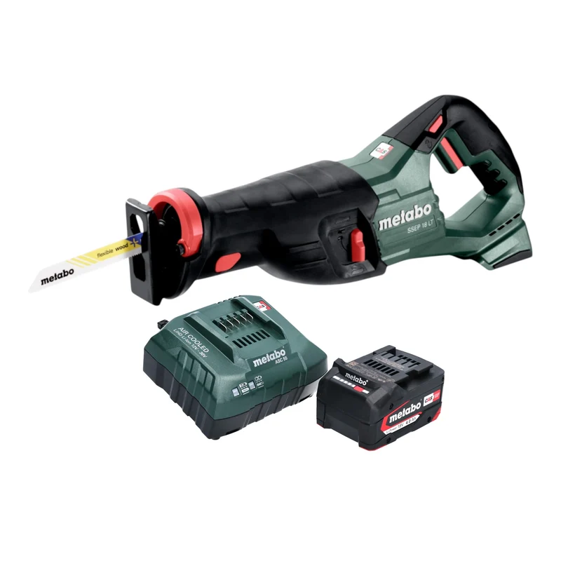 Metabo SSEP 18 LT Akku Säbelsäge 18 V 32 mm + 1x Akku 4,0 Ah + Ladegerät