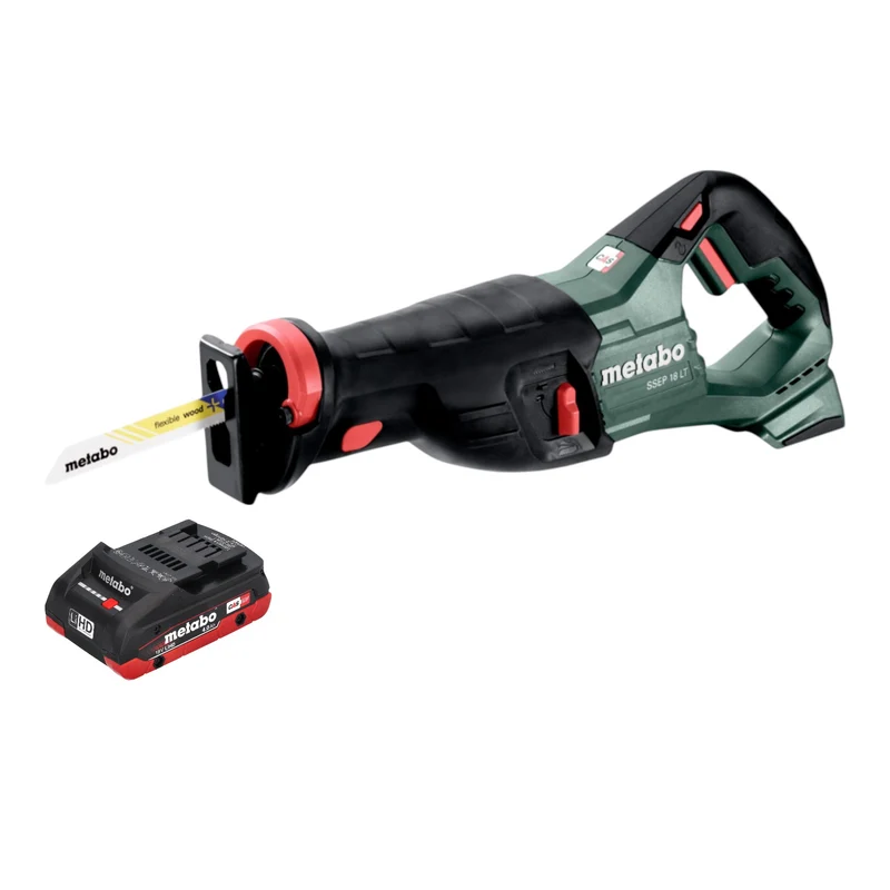 Metabo SSEP 18 LT Akku Säbelsäge 18 V 32 mm + 1x LiHD Akku 4,0 Ah - ohne Ladegerät