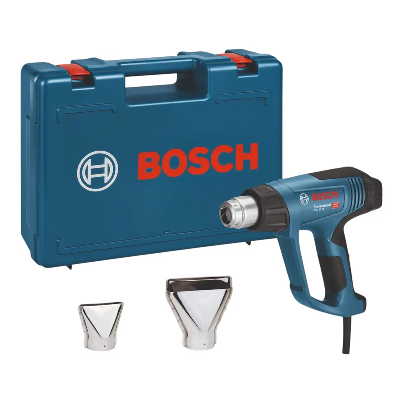 Bosch GHG 23-66 Professional Heißluftgebläse 2300 Watt 50 - 650 °C ( 06012A6300 ) + 2x Düse + Koffer