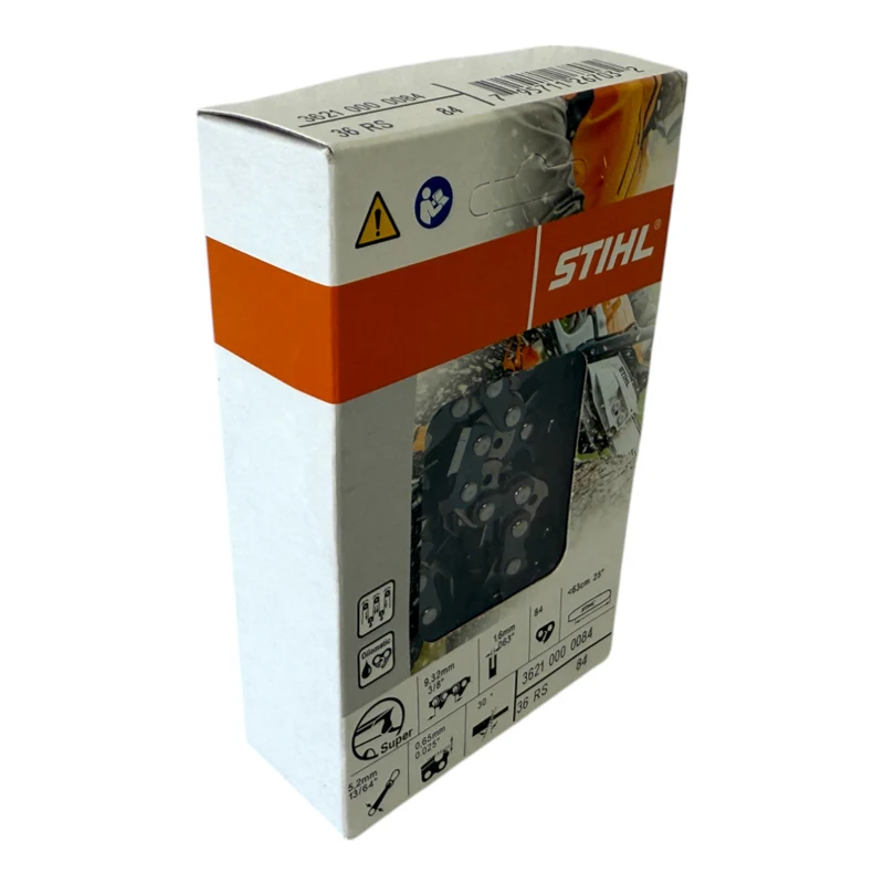 Stihl 5x 3/8" Rapid Super (RS) Sägekette 63 cm 3/8" 1,6 mm 5 Stück ( 5x 36210000084 )