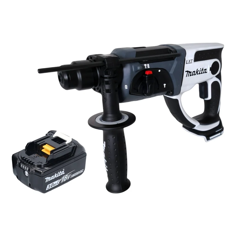 Makita DHR 202 F1W Akku Bohrhammer 18 V 20 mm 2,0 J weiß + 1x Akku 3,0 Ah - ohne Ladegerät