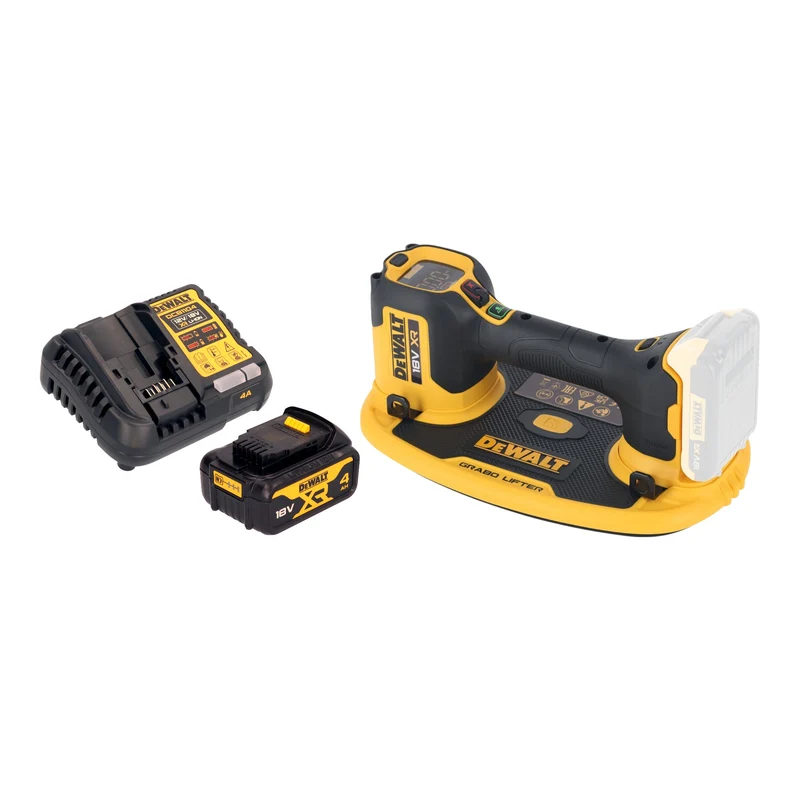 DeWalt DCE 590 M1 Akku Vakuum Heber 18 V 120 kg + 1x Akku 4,0 Ah + Ladegerät