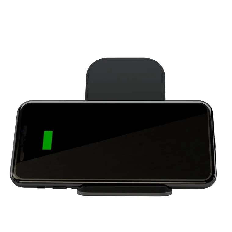 Kabelloses Tisch-Schnellladegerät ideal für Smartphones und Geräte mit Qi-Standard, 10 W, induktives Laden, eleganter Tischständer, ideal für Büro, Home-Office, Freizeit