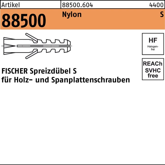 FISCHER Dübel S D6xL30mm ( 8000236892 )