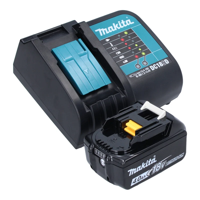 Makita DDF 490 SM1J Akku Bohrschrauber 18 V 65 Nm 1/2" Brushless + 1x Akku 4,0 Ah + Ladegerät + Makpac