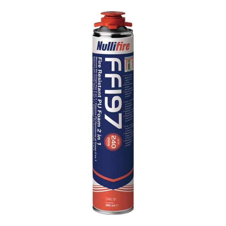 NULLIFIRE 1K-Feuerwiderstandsfähiger PU-Schaum FF197 880 ml 12 Stück ( 4000353045 )