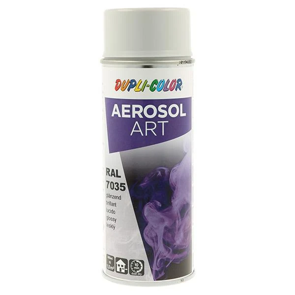 DUPLI-COLOR Buntlackspray AEROSOL Art lichtgrau glänzend 6 Stück ( 4000363055 )