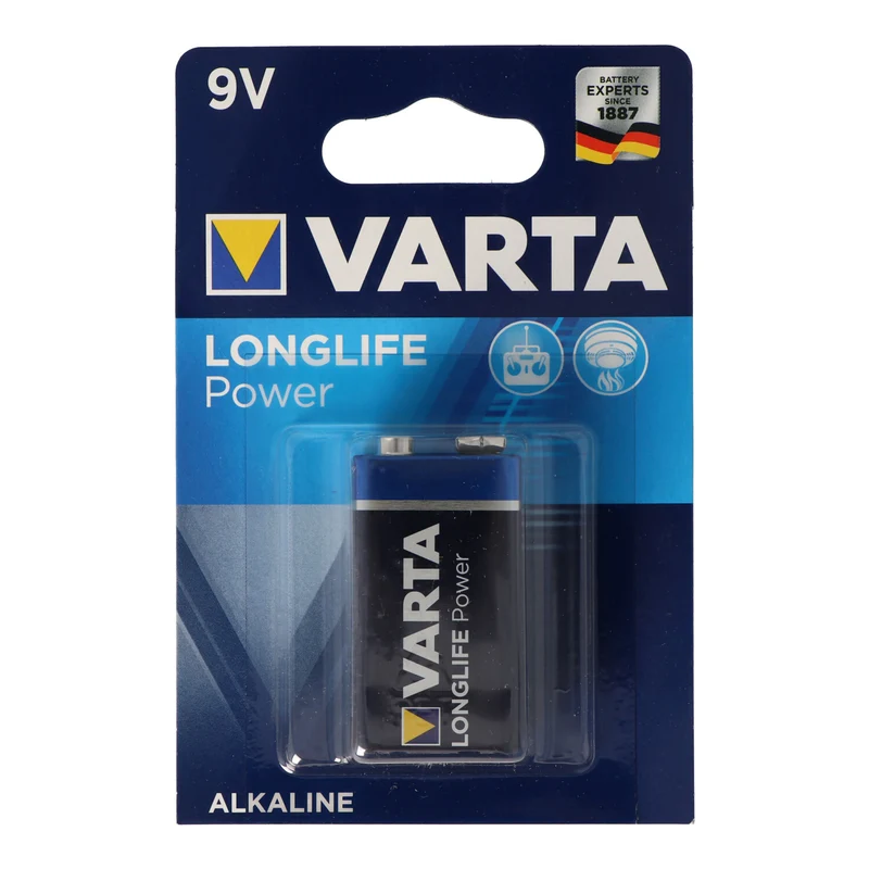 Varta Longlife Power (ehem. High Energy) 9V E-Block 4922 Batterie 1-er Blister