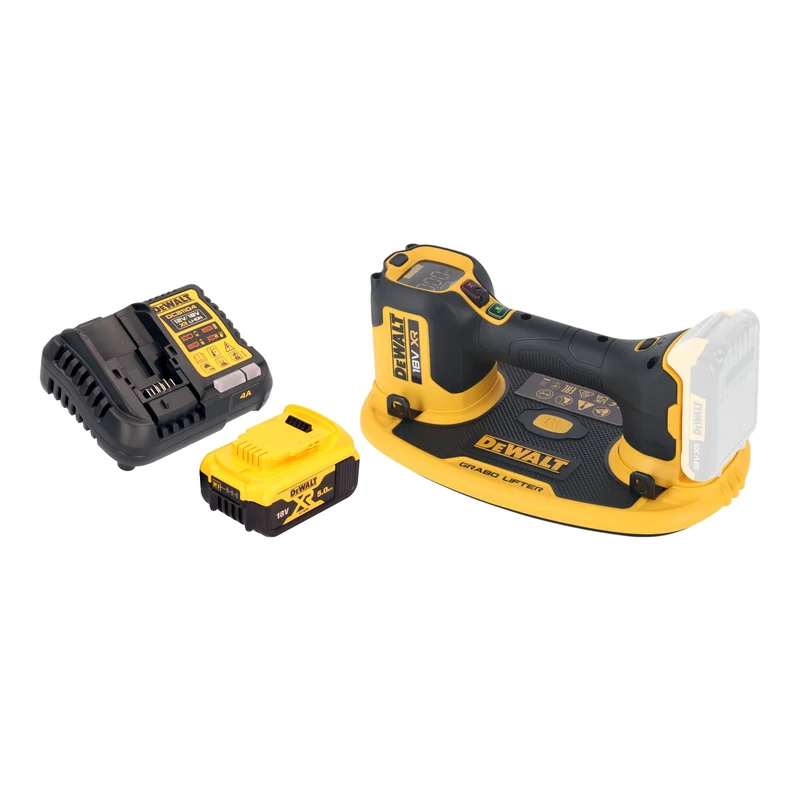DeWalt DCE 590 P1 Akku Vakuum Heber 18 V 120 kg + 1x Akku 5,0 Ah + Ladegerät