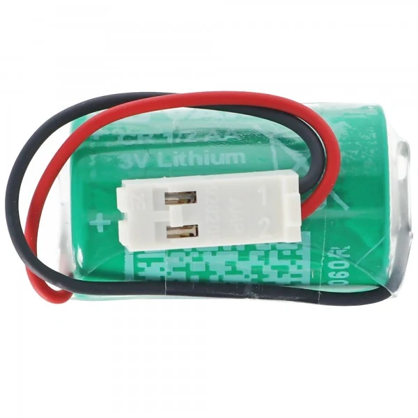 AccuCell CR1/2AA mit Kabel und Stecker passend für die Siemens 575332TA Batterie, vor Einbau unbedingt die Polung prüfen