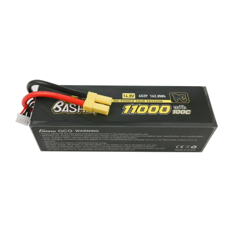 Gens Ace 11000mAh 14,8V 100C 4S2P Lipo-Akkupack EC5