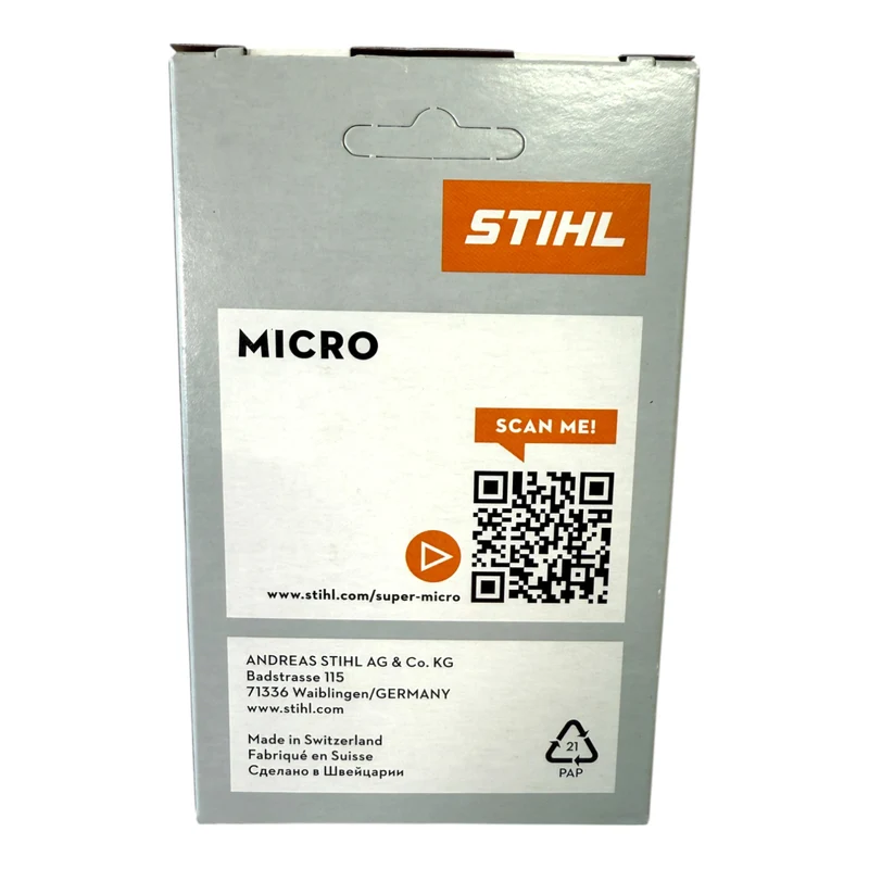 Stihl 3x 1/4" Picco Micro 3 (PM3) Sägekette 30 cm 1/4" P 1,1 mm 64 TG 3 Stück ( 3x 36700000064 )
