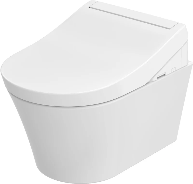 TOTO WASHLET RG Dusch-WC mit Fernbedienung, EWATER+ Düsenreinigung und Entkalkungsfunktion