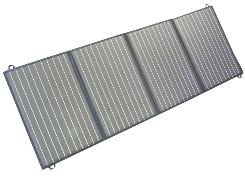 AccuCell Solarpanel 200W faltbar max. 18 Volt, das faltbare Solar-Panel mit dem Ladestrom max. 5,5A Ausgang