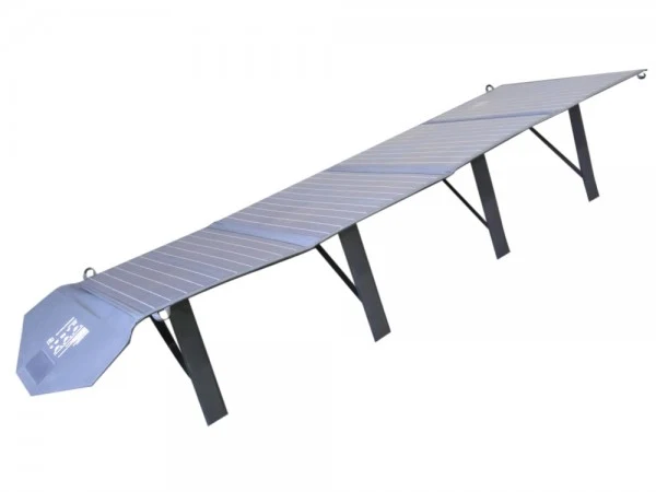 AccuCell Solarpanel 200W faltbar max. 18 Volt, das faltbare Solar-Panel mit dem Ladestrom max. 5,5A Ausgang