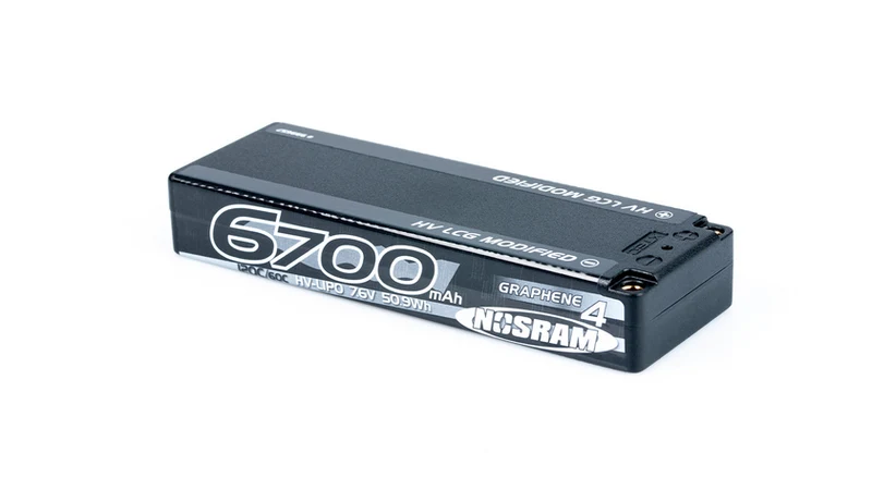 NOSRAM HV LCG Modified GRAPHENE-4 2S 6700mAh Hardcase 7.6V 120C/60C