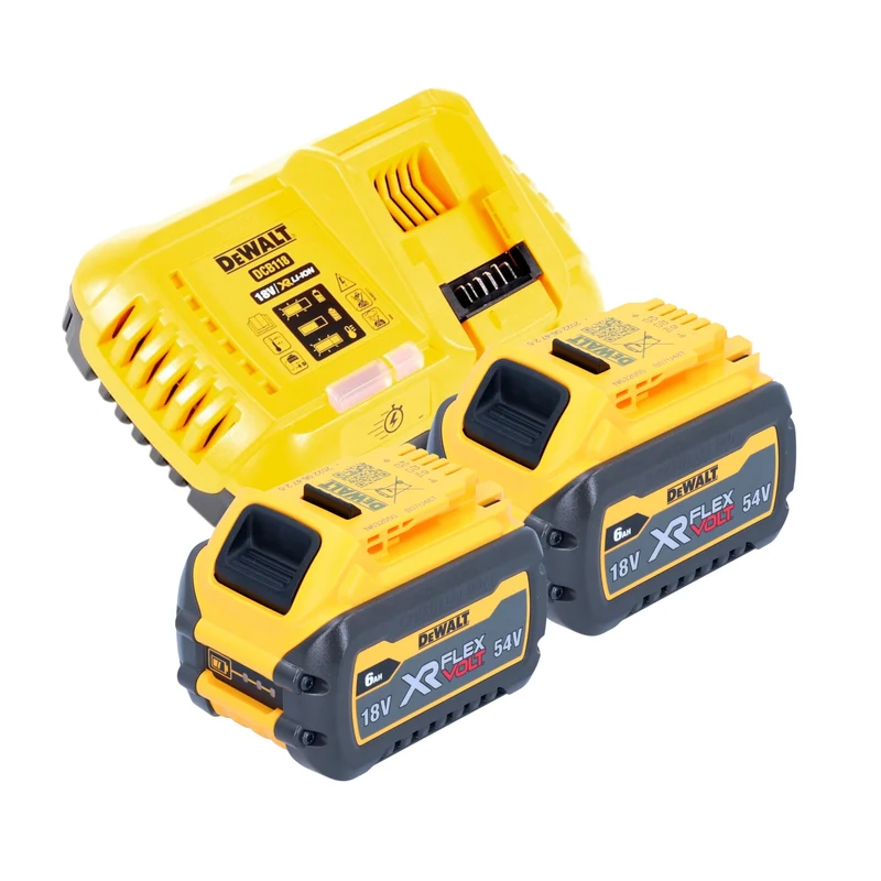 DeWALT DCS 578 T2T Akku Kreissäge 54V XR FlexVolt 190 mm Brushless + 2x Akku 6,0 Ah + Ladegerät + TSTAK