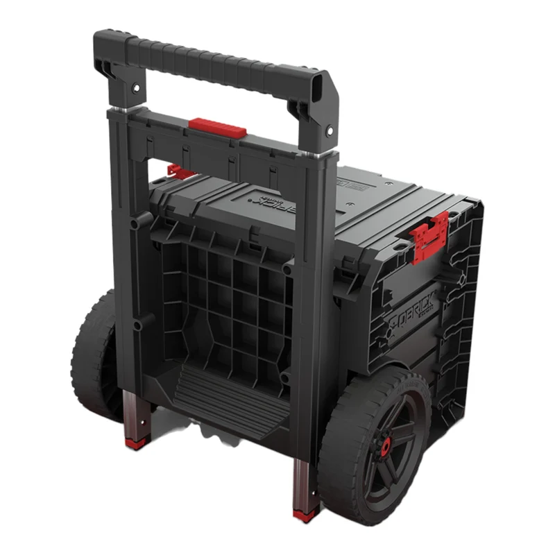 Toolbrothers RHINO L Drawer 2 Cart Plus ECO - Mobiler Schubladen Werkzeugkoffer 9,5 l 12 l mit Doppelteleskopgriff