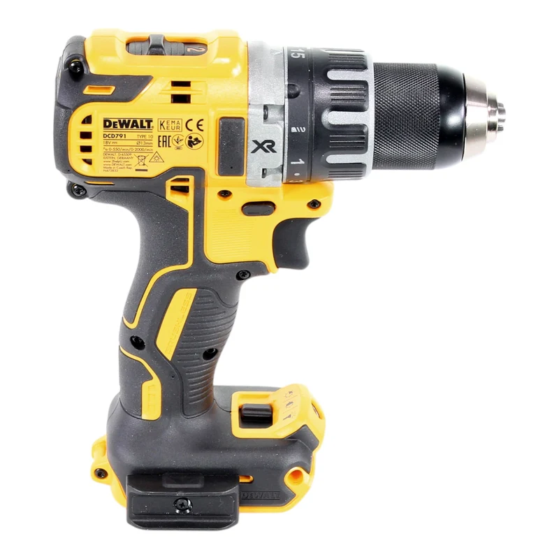 DeWalt DCD 791 D2 Akku Bohrschrauber 18 V 70 Nm Brushless + 2x Akku 2,0 Ah + Ladegerät