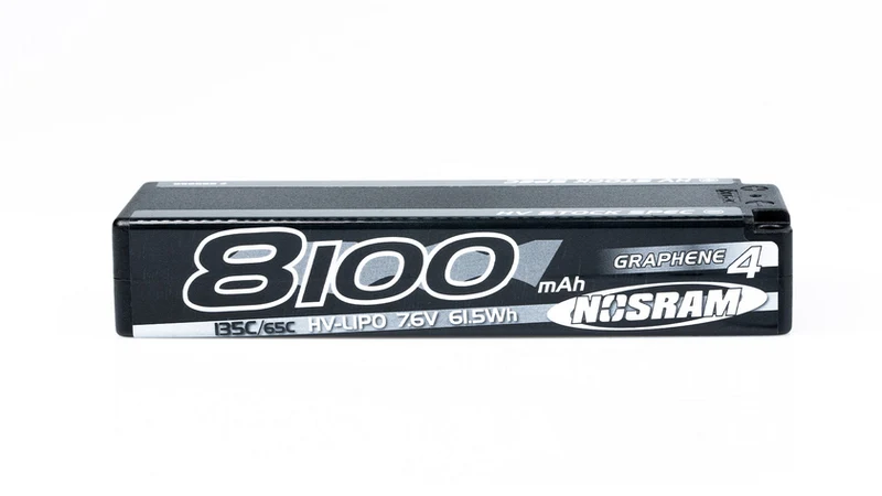 NOSRAM HV Stock Spec GRAPHENE-4 2S 8100mAh Hardcase 7.6V 135C/65C