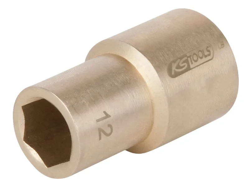 KS TOOLS BRONZEplus Stecknuss 1/2" 6-kant 27 mm ( 963.1225 )