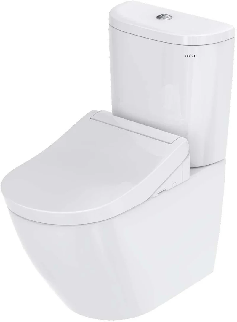 TOTO WASHLET RG Lite Dusch-WC mit seitlichem Anschluss, Fernbedienung & EWATER+ Düsenreinigung