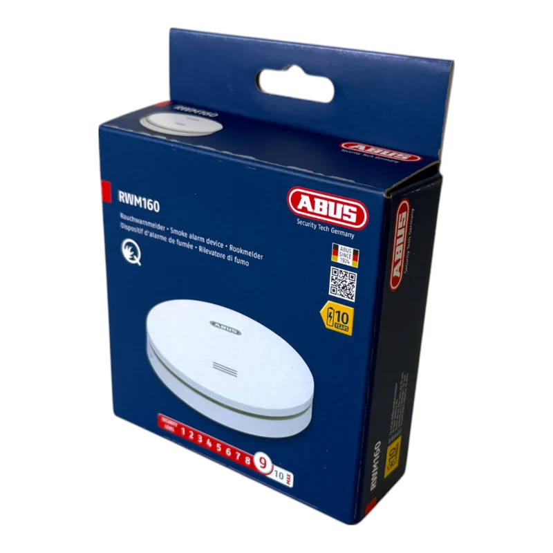 ABUS RWM 160 Rauchmelder 2,3 cm Höhe Gefahrenmelder weiß