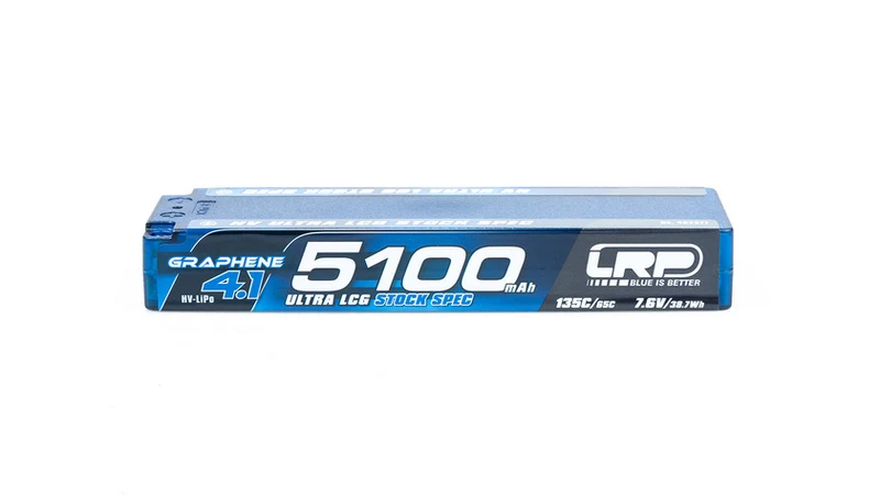 LRP HV Ultra LCG Stock Spec GRAPHENE-4.1 2S 5100mAh Hardcase 7.6V 135C/65C