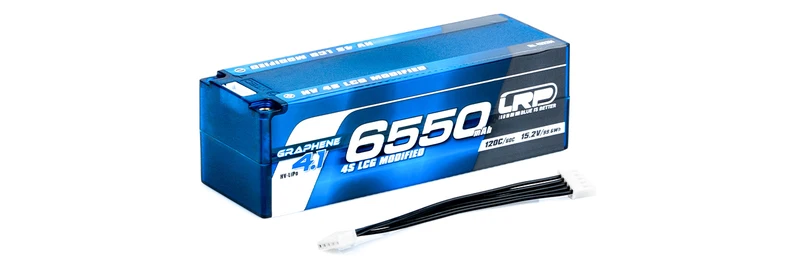 LRP HV LCG Modified GRAPHENE-4.1 4S 6550mAh Hardcase 15.2V 120C/60C