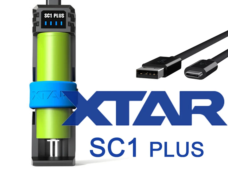 Xtar SC1 Plus - Schnelllade-Reise-Ladegerät für Li-Ionen und NiMH Akkus