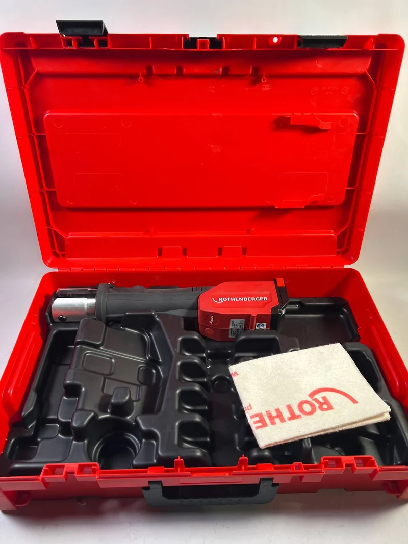 Rothenberger ROMAX 4000 CAS Akku Pressmaschine 18 V 34 kN + Koffer ( 1000002683 ) - „Herstellergeprüft & überholt“