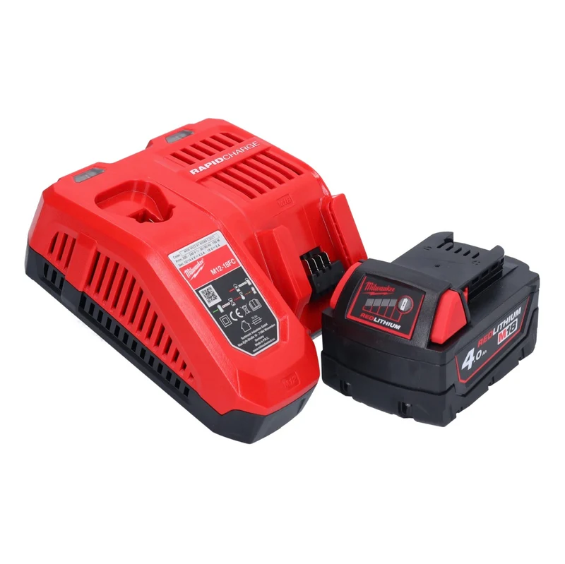 Milwaukee M18 FSAG115X-401 Akku Winkelschleifer 18 V 115 mm Brushless + 1x Akku 4,0 Ah + Ladegerät