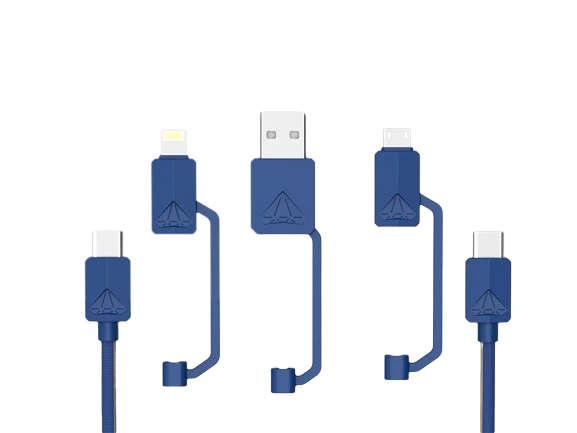 USB-PDC-3 Multifunktionales USB-Daten und Lade Kabel 1,2m bis 3A max 65W