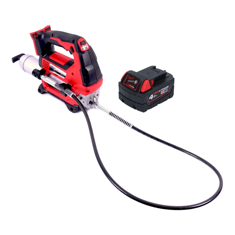 Milwaukee M18 GG-401 Akku Fettpresse 18 V 690 bar + 1x Akku 4,0 Ah - ohne Ladegerät
