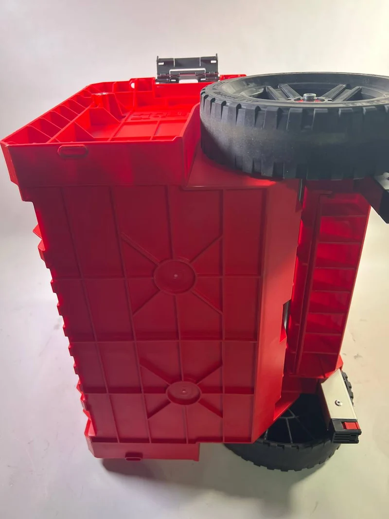 Qbrick System PRO Cart 2.0 Plus RED ULTRA HD stapelbar 490 x 415 x 660 mm 29 l IP54 abnehmbarer Doppelteleskopgriff - Leicht Gebraucht