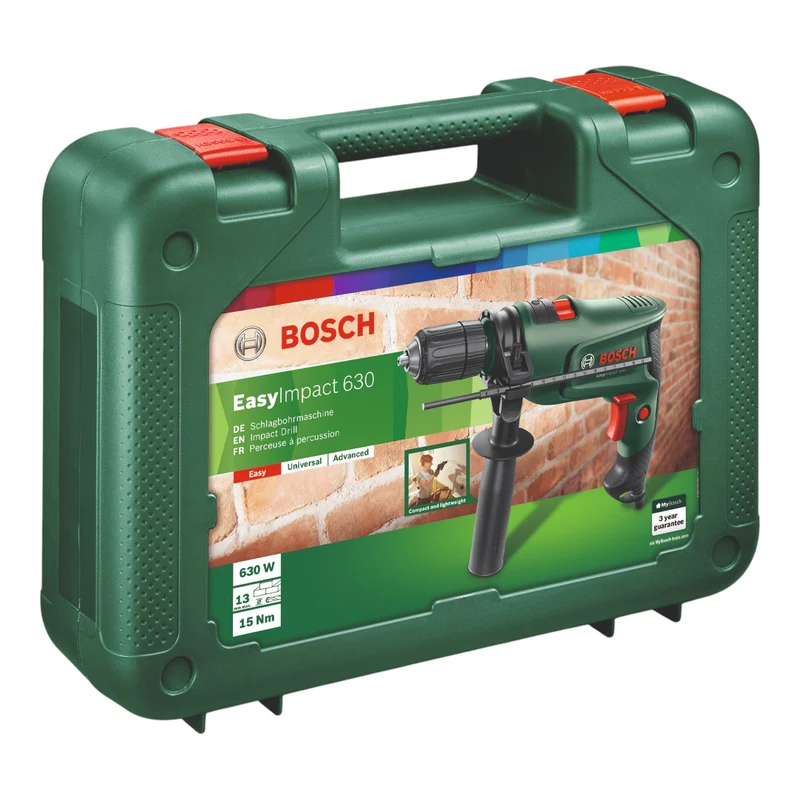 Bosch EasyImpact 630 Schlagbohrmaschine 630 Watt 15 Nm + Koffer ( 0603133100 )