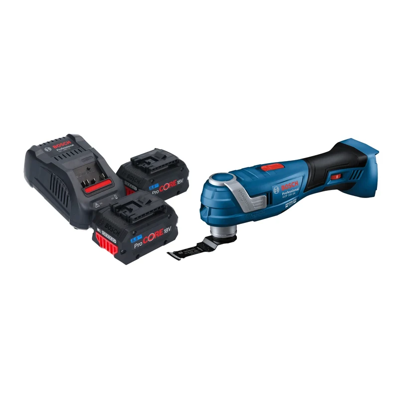 Bosch GOP 18V-34 Professional Akku Multi Cutter 18 V Starlock Plus + 2x ProCORE Akku 5,5 Ah + Ladegerät