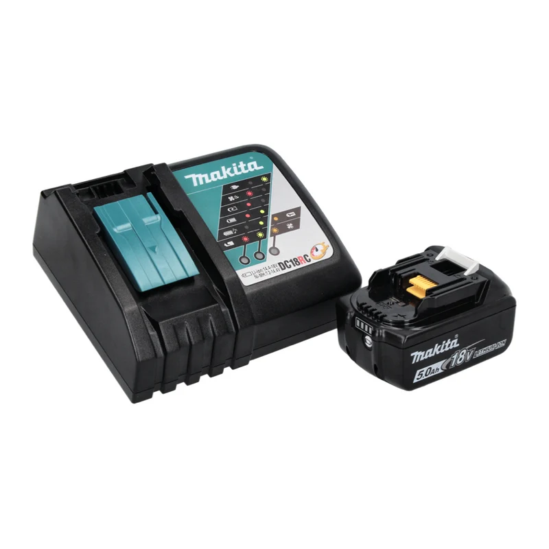 Makita DUB 186 RT Akku Gebläse Laubbläser 18 V + 1x Akku 5,0 Ah + Ladegerät