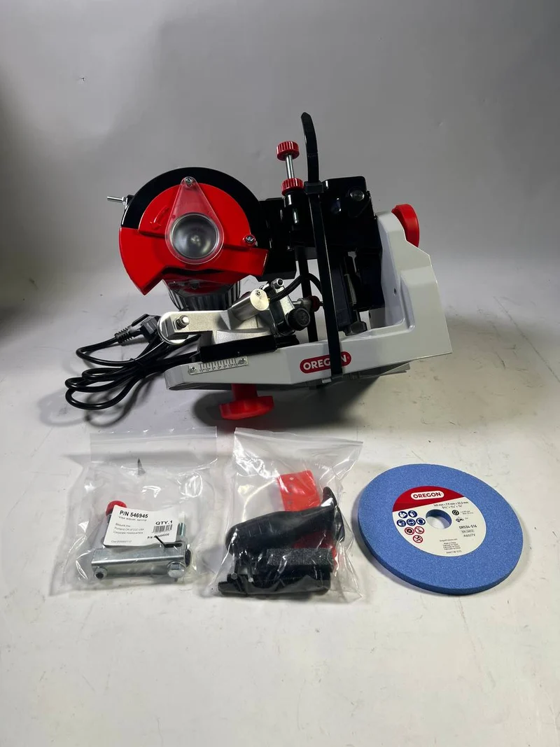 Oregon 620-230 Kettenschleifgerät mit Hydraulischer Spannung 214 Watt 145 mm für Sägeketten Serie 620 - Unvollständig